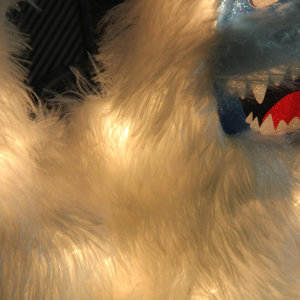 Northlight Seasonal Faux Fur Bumble with Tree and Star Christmas